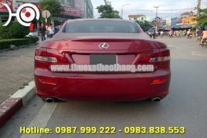 Bảng Giá Cho Thuê xe Lexus IS250 Theo Tháng tại Hà Nội